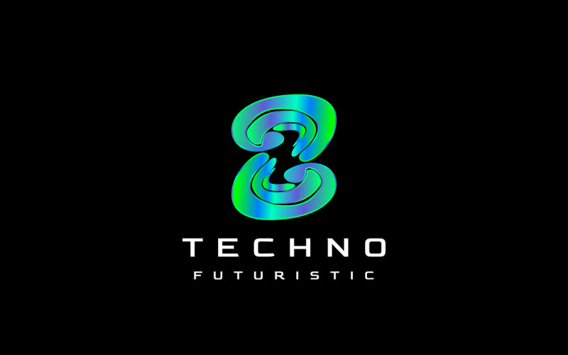 Tech Gradient Letter Z Logo Logo Template