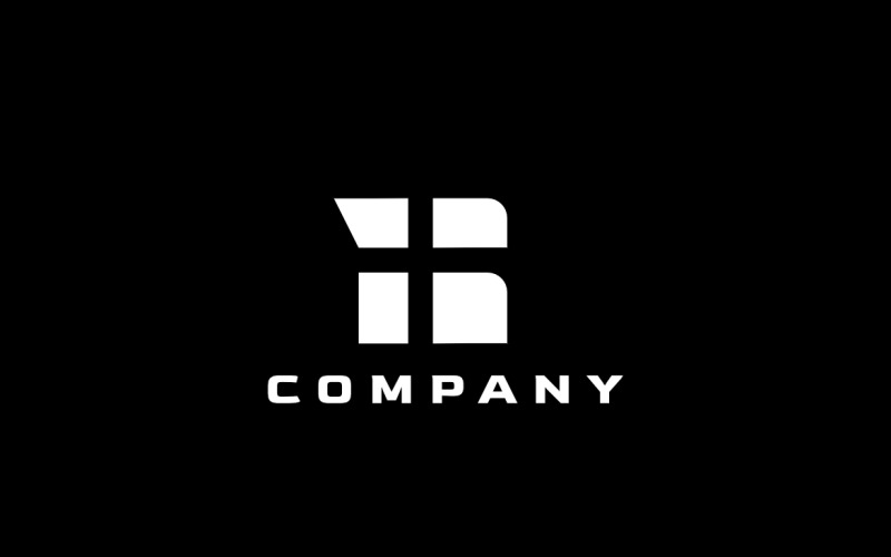 Letter RB Monogram Tech Logo Logo Template