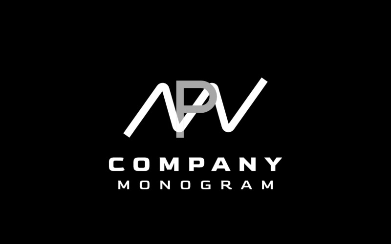 Monogram Letter NPN Logo Logo Template