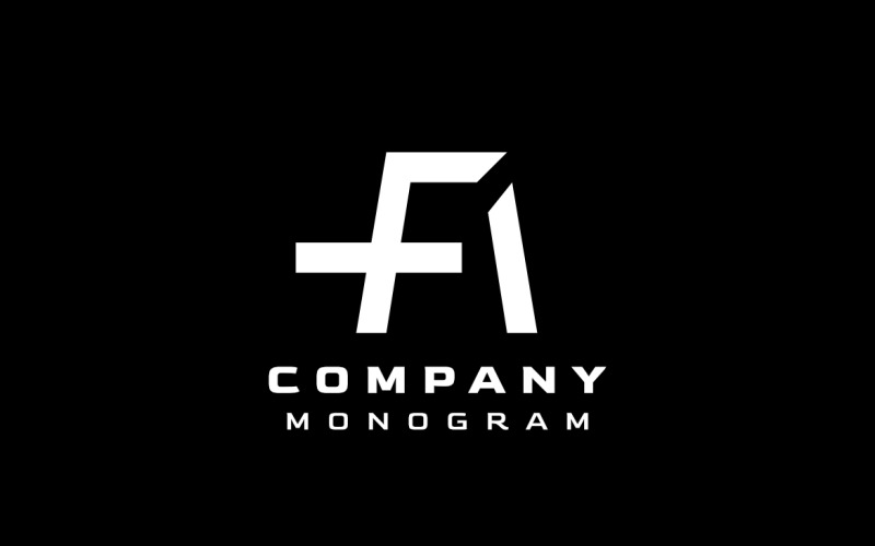 Monogram Letter TFA Modern Logo Design Logo Template