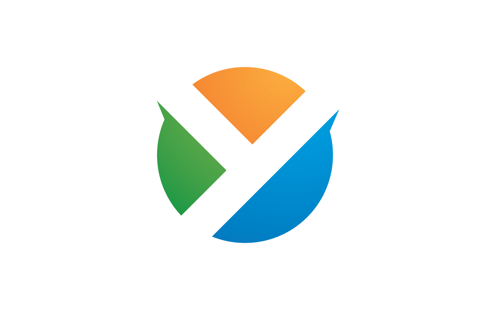 Nowoczesne litery Y początkowe litery alfabetu czcionka Logo Vector Design