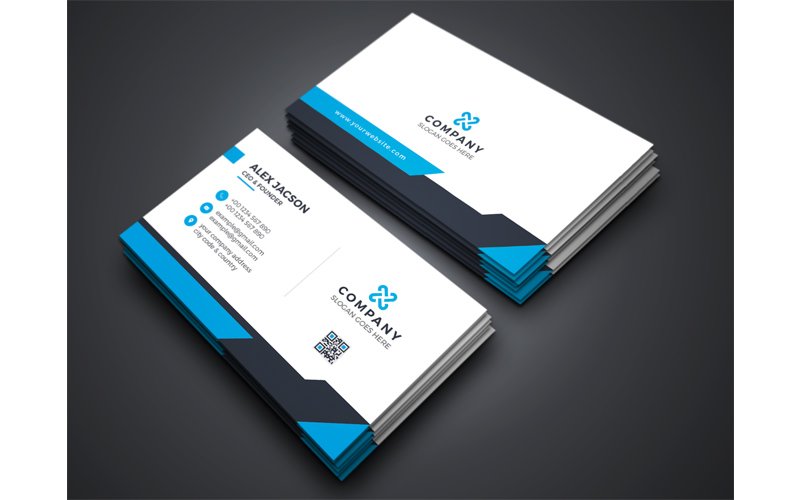 Template #245566 Card Corporate Webdesign Template - Logo template Preview