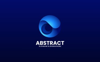 Abstract Circle Gradient Logo Template