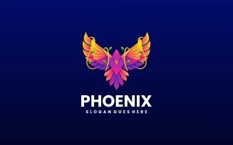 Awesome Phoenix Colorful Logo