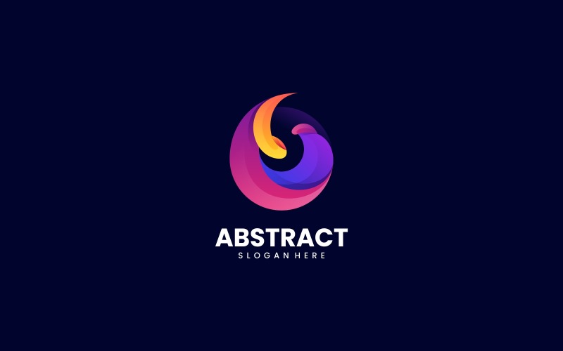 Colorful Abstract Gradient Logo Logo Template