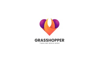 Grasshopper Gradient Colorful Logo