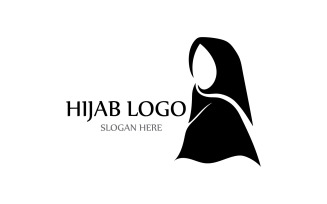 Hijab Logo And Symbol Template V4