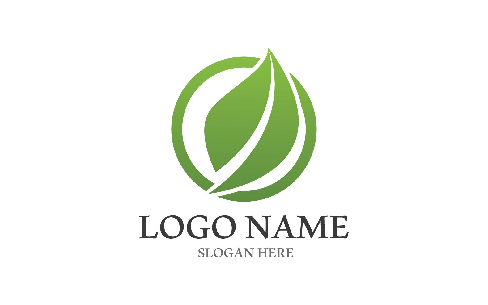 Template #245761 Green Logo Webdesign Template - Logo template Preview