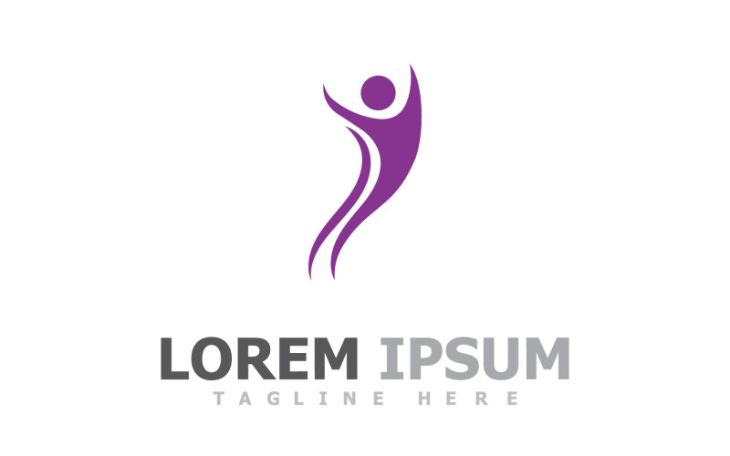 Health Life People Success Logo Template V10