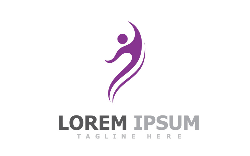 Health Life People Success Logo Template V13