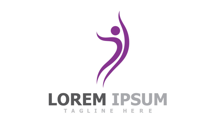 Health Life People Success Logo Template V14