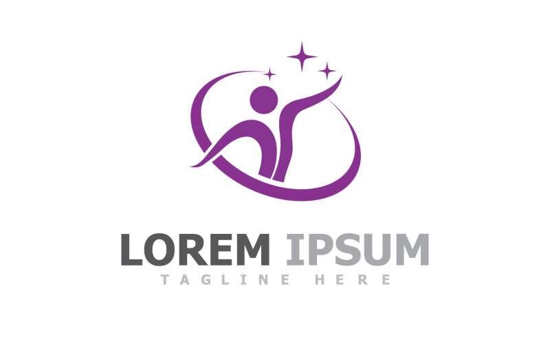 Health Life People Success Logo Template V18