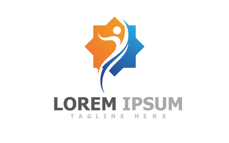 Health Life People Success Logo Template V22