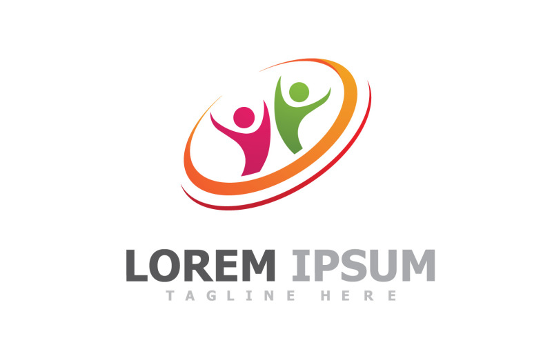 Health Life People Success Logo Template V24