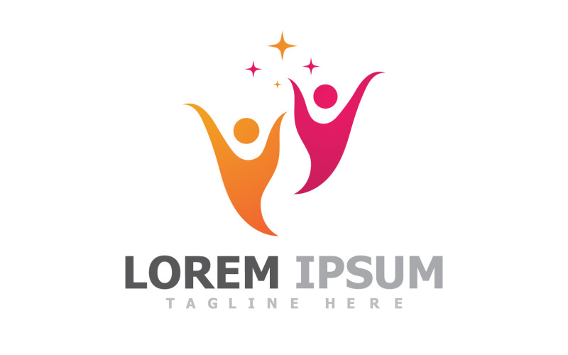 Health Life People Success Logo Template V3