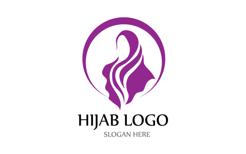 Hijab Logo And Symbol Template V14 Logo Template