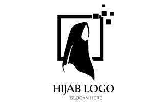 Hijab Logo And Symbol Template V17