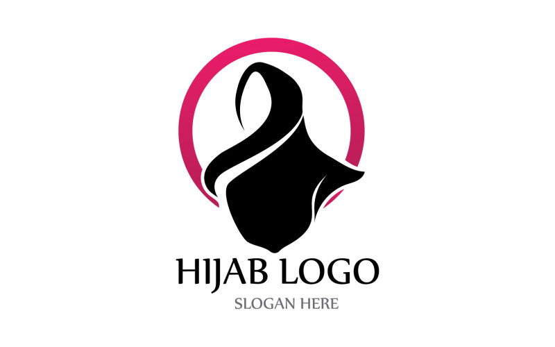 Hijab Logo And Symbol Template V23 Logo Template