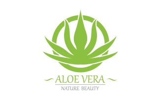 Aloe Vera Logo Nature Template V11