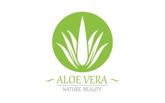 Aloe Vera Logo Nature Template V15