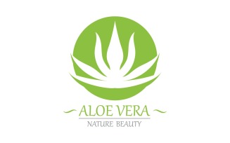 Aloe Vera Logo Nature Template V16