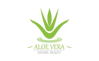 Aloe Vera Logo Nature Template V1