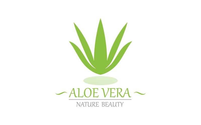Aloe Vera Logo Nature Template V3 Logo Template