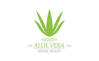 Aloe Vera Logo Nature Template V3