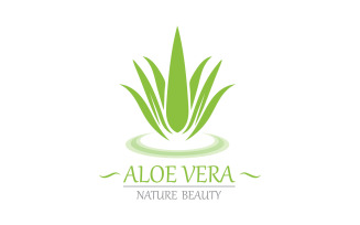 Aloe Vera Logo Nature Template V5