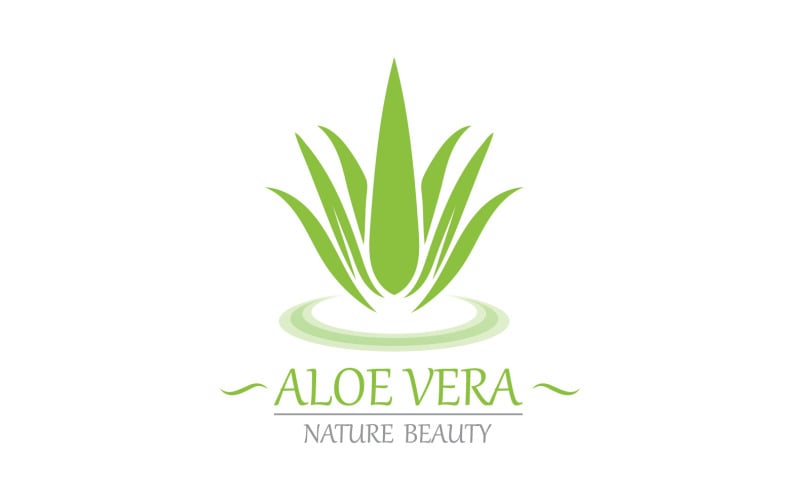 Aloe Vera Logo Nature Template V5 Logo Template