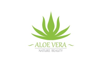 Aloe Vera Logo Nature Template V6