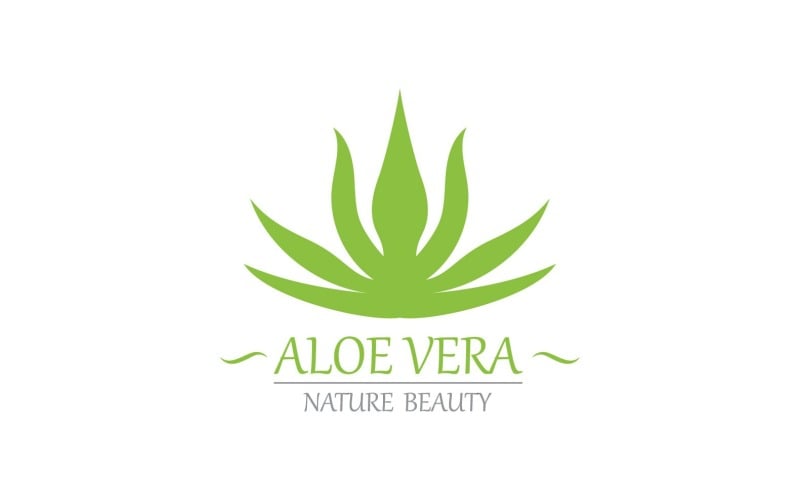 Aloe Vera Logo Nature Template V6 Logo Template