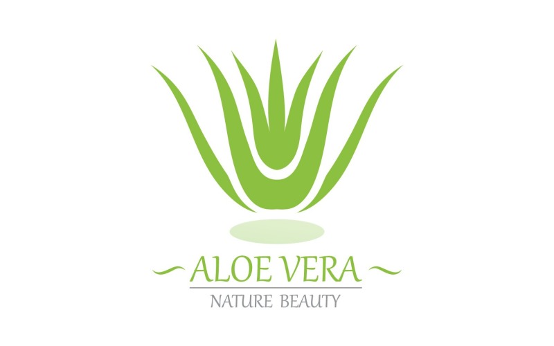 Aloe Vera Logo Nature Template V8 Logo Template