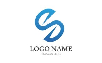 S Business letter Logo And Symbol Template V13