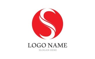 S Business letter Logo And Symbol Template V16