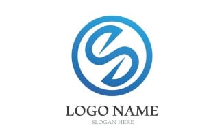 S Business letter Logo And Symbol Template V17