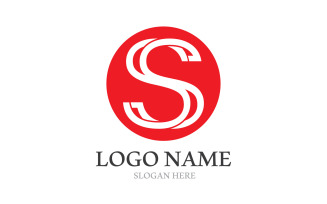 S Business letter Logo And Symbol Template V18