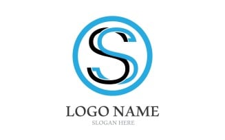 S Business letter Logo And Symbol Template V7
