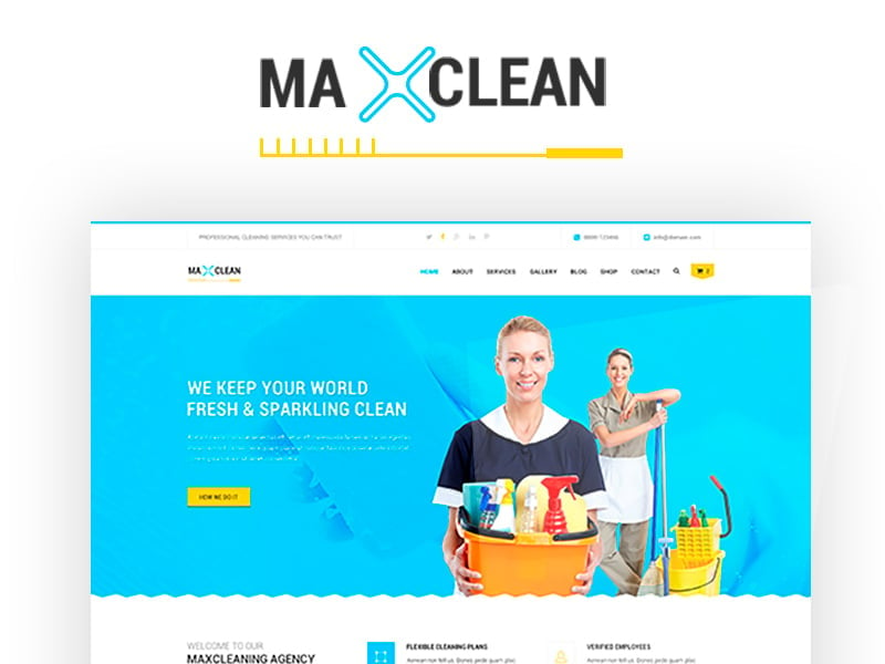 Template #245979 Cleaner Cleaning Webdesign Template - Logo template Preview