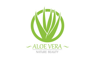 Aloe Vera Logo Nature Template V17