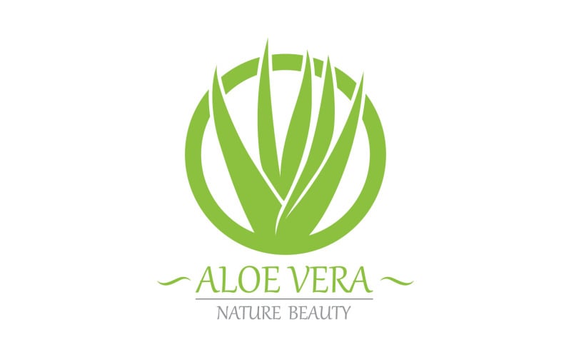 Aloe Vera Logo Nature Template V17 Logo Template