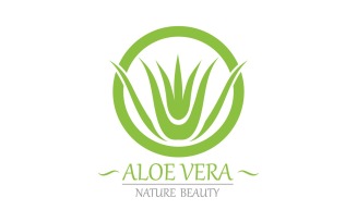 Aloe Vera Logo Nature Template V18