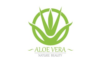 Aloe Vera Logo Nature Template V19