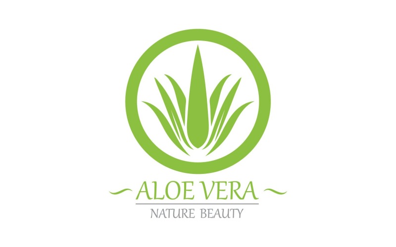 Aloe Vera Logo Nature Template V20 Logo Template