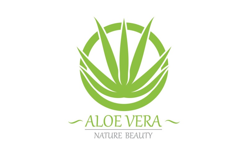 Aloe Vera Logo Nature Template V22 Logo Template
