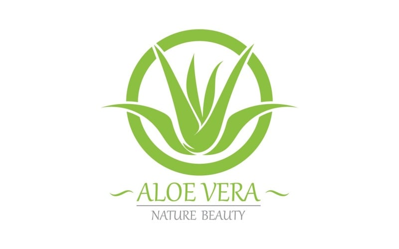 Aloe Vera Logo Nature Template V24 Logo Template