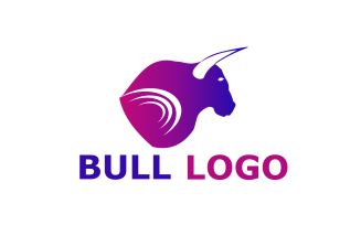 Bull Custom Design Logo Template 5