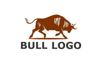 Bull Custom Design Logo Template 6