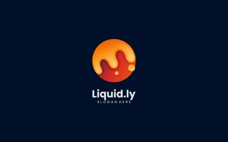 Liquid Gradient Color Logo Style
