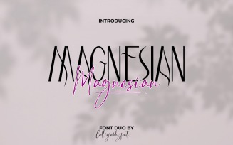 Magnesian Elegant Font Duo